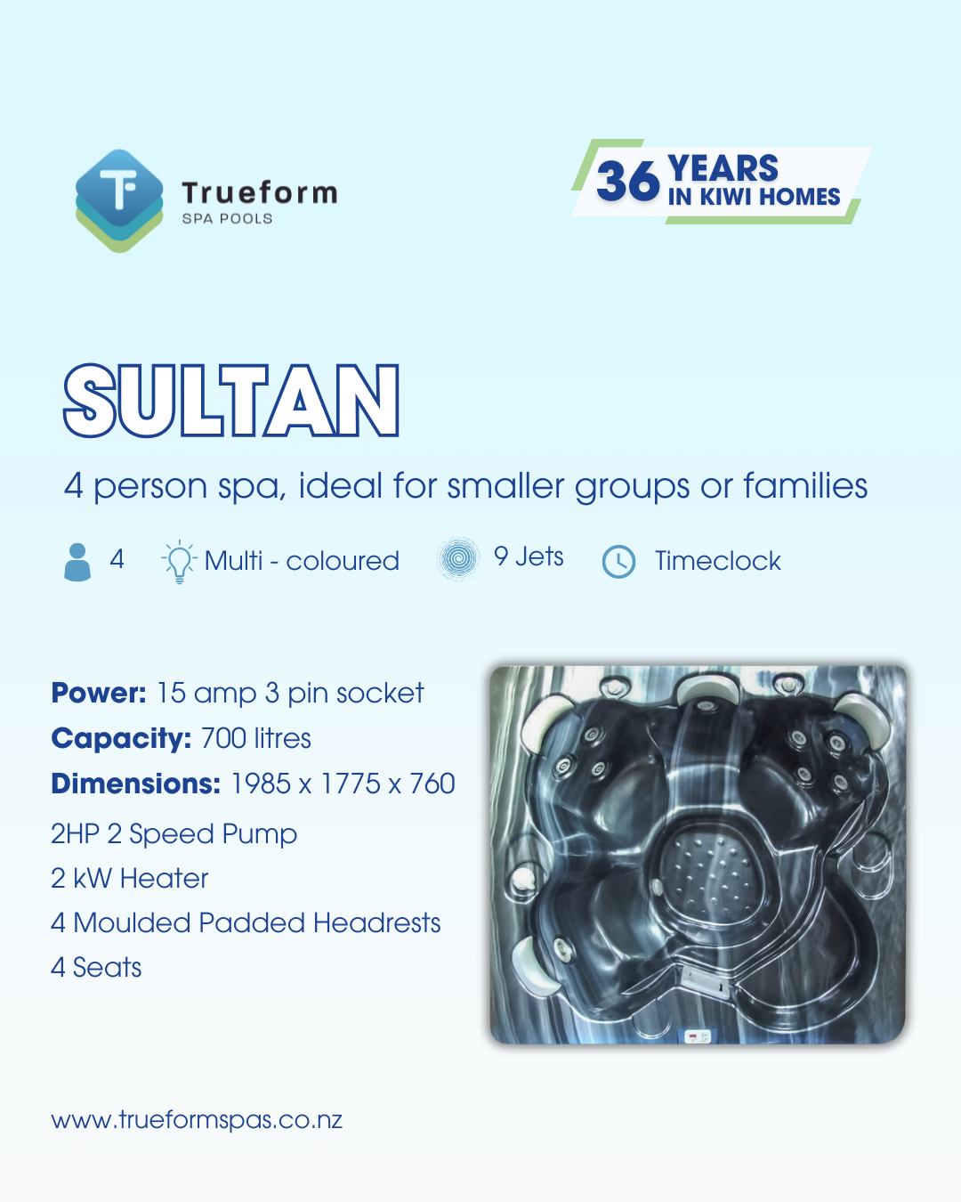 Trueform Spa Pools | Auckland