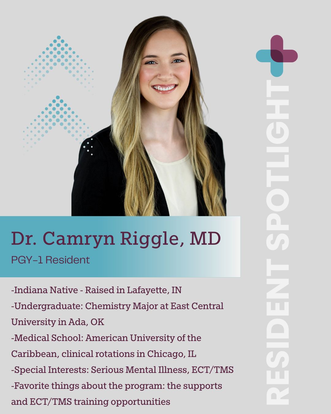 IU - Meet this week's resident spotlight and PGY-1 resident, Dr. Camryn ...