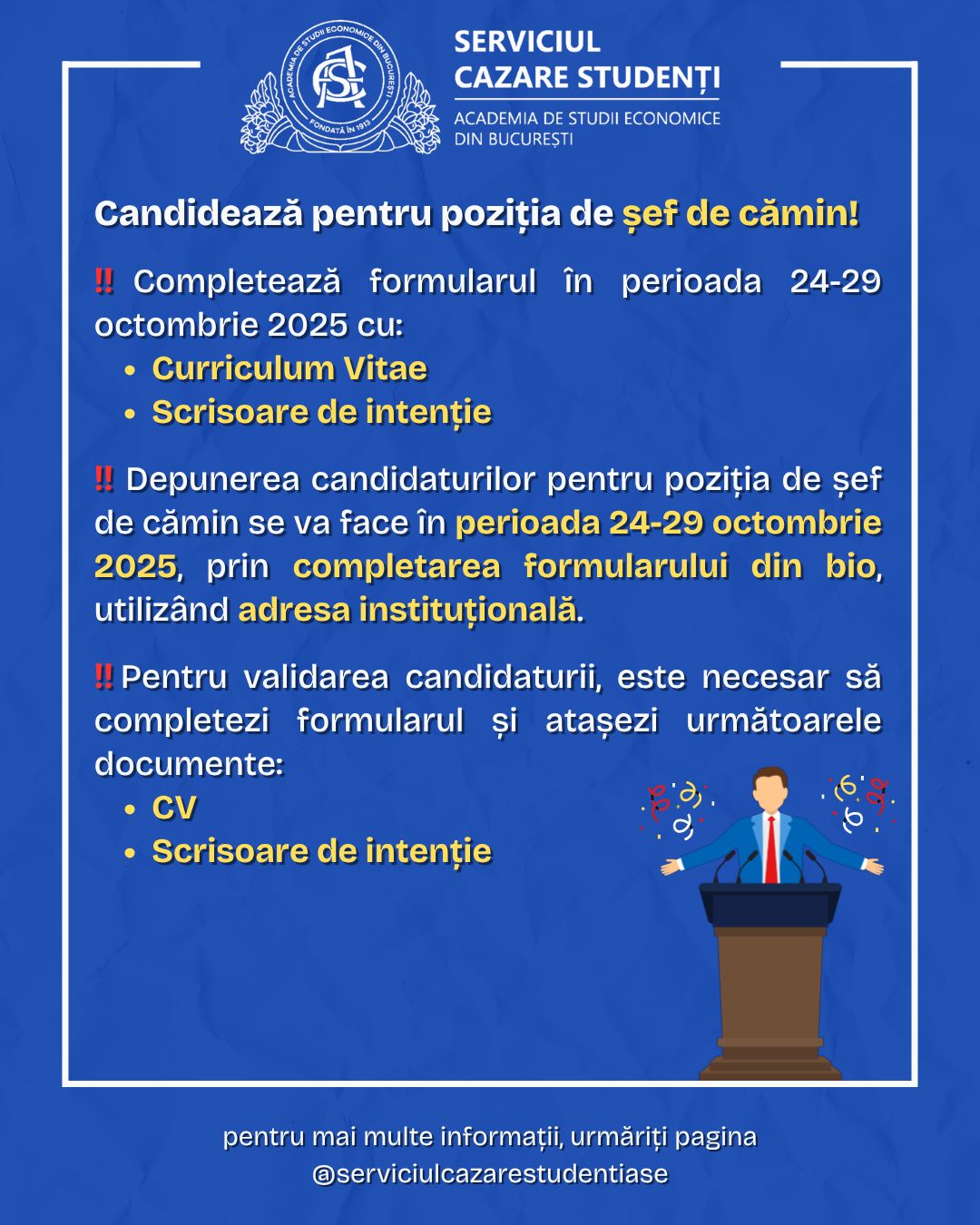 Serviciul Cazare Studenti ASE | Bucharest