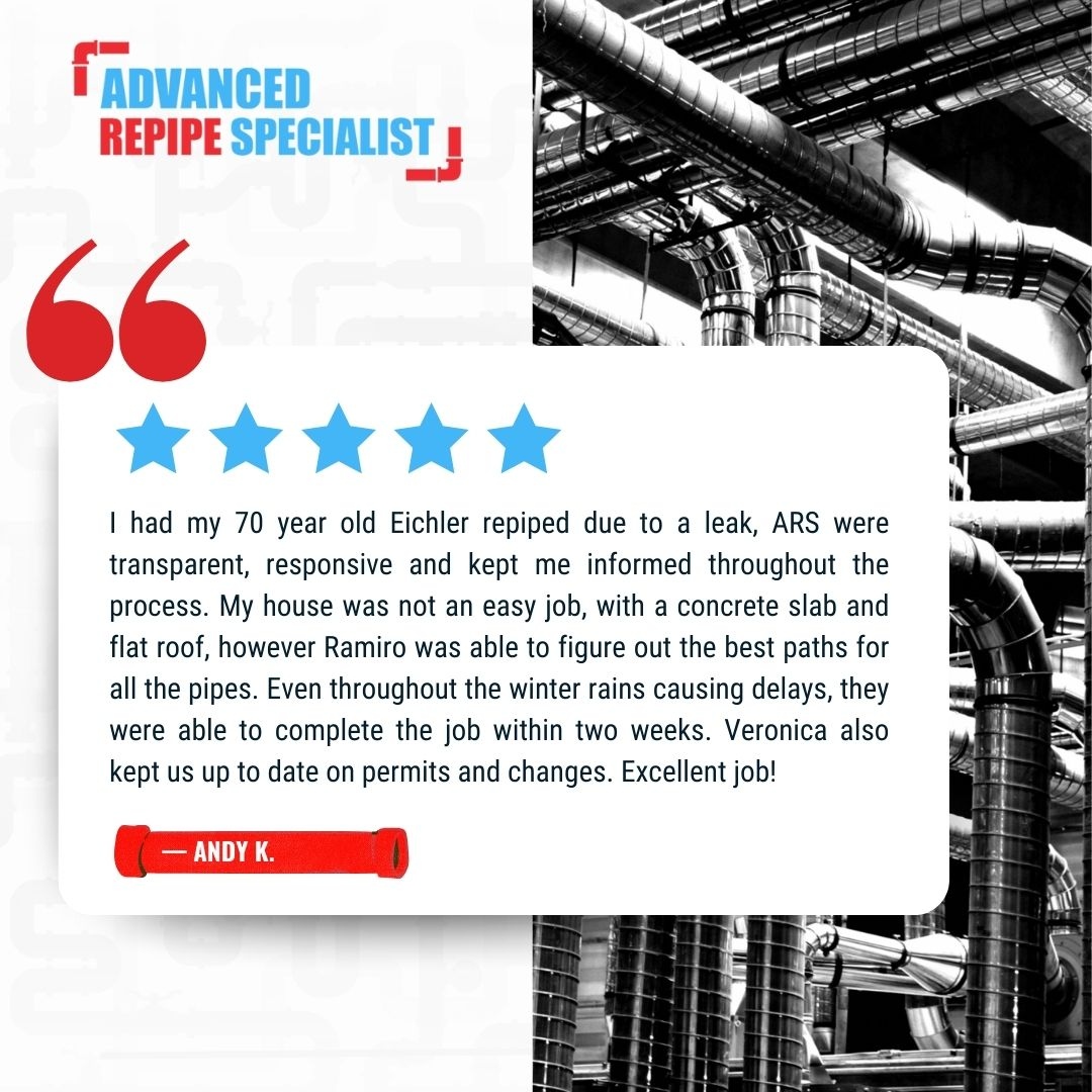 Advanced Repipe Specialist | Gilroy CA