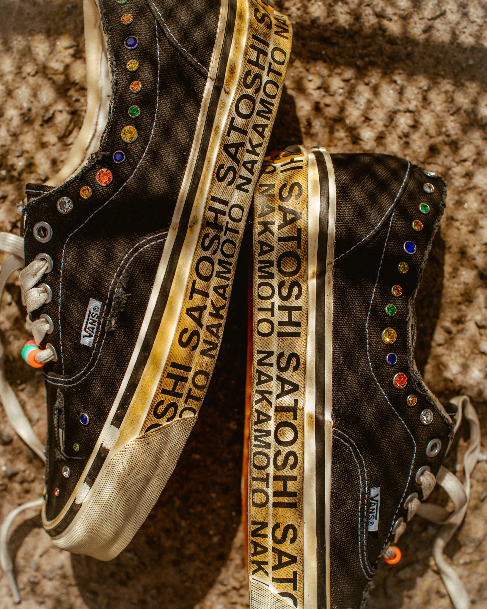 Vans x Satoshi Nakamoto Era 95 gems sneakers