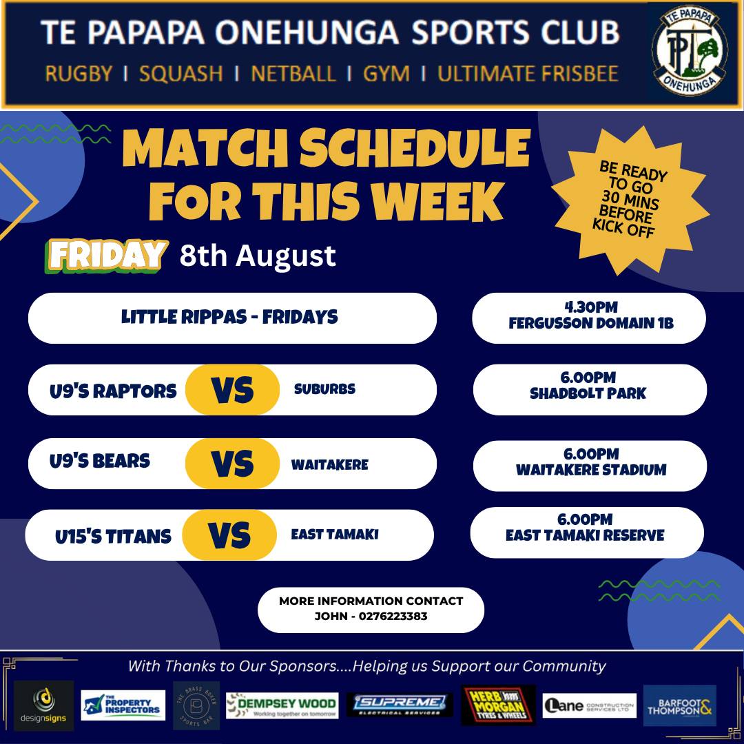 Te Papapa Onehunga Rugby | Auckland