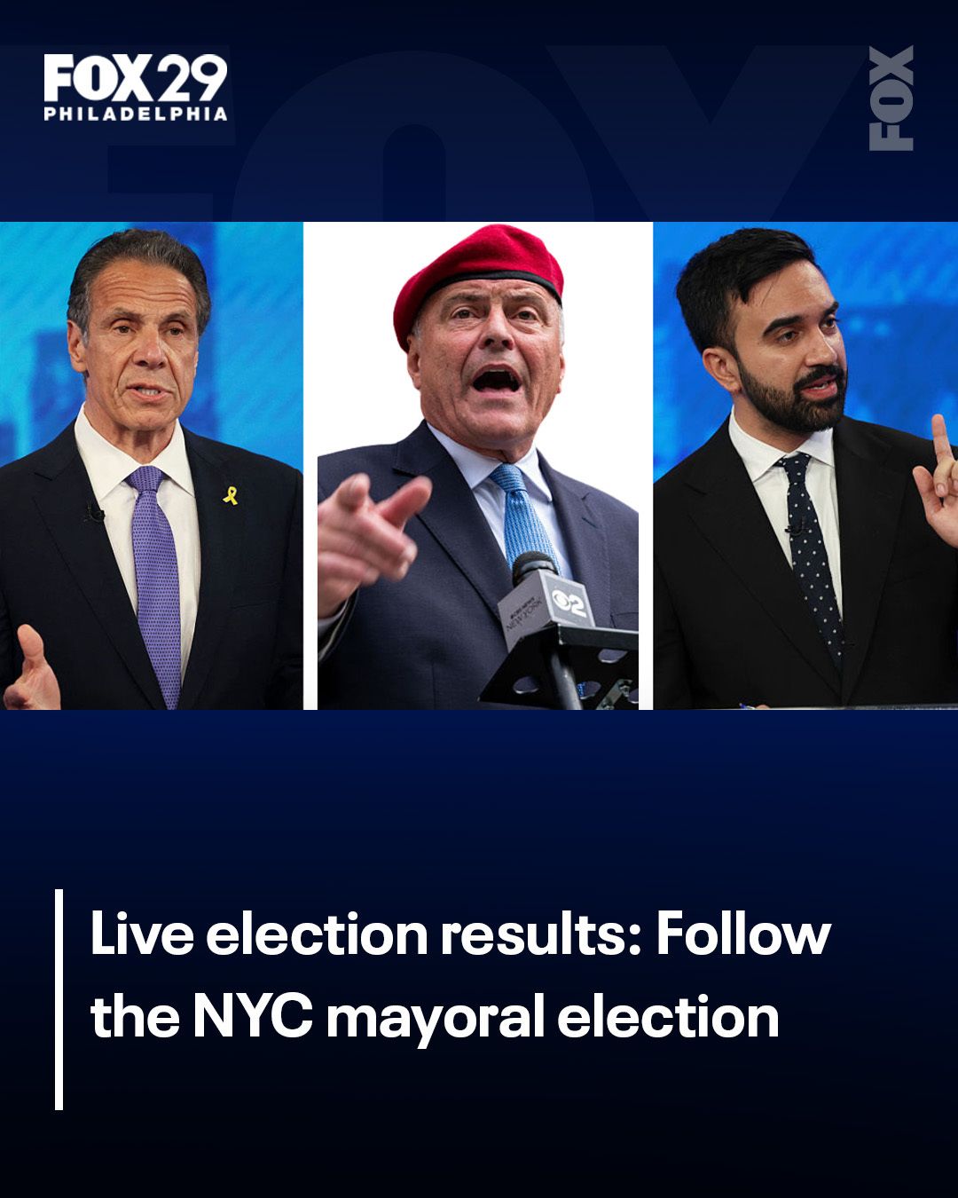 FOX - NEW YORK MAYORAL RACE RESULTS: Track real-time 2025 election ...