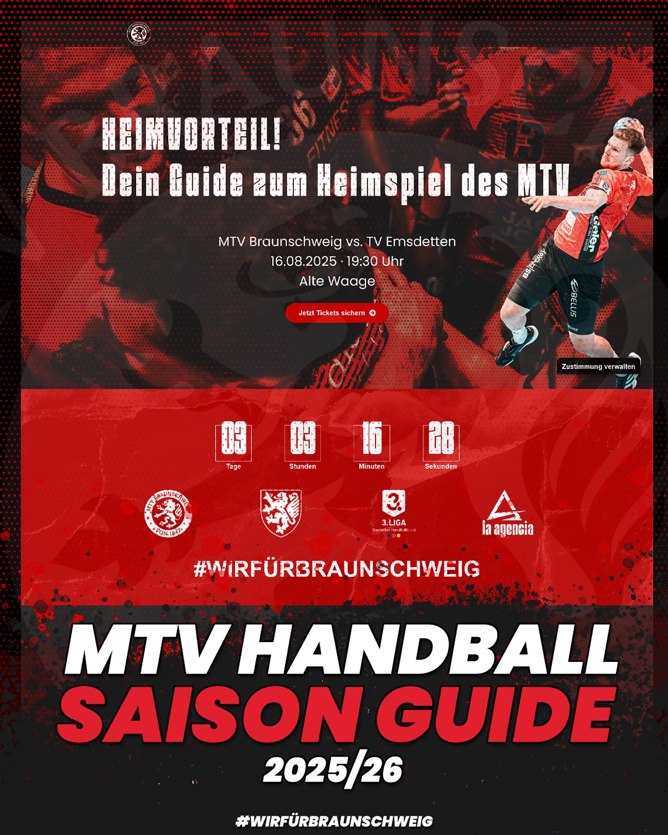 📲 Dein offizieller MTV... - MTV Braunschweig Handball | Facebook