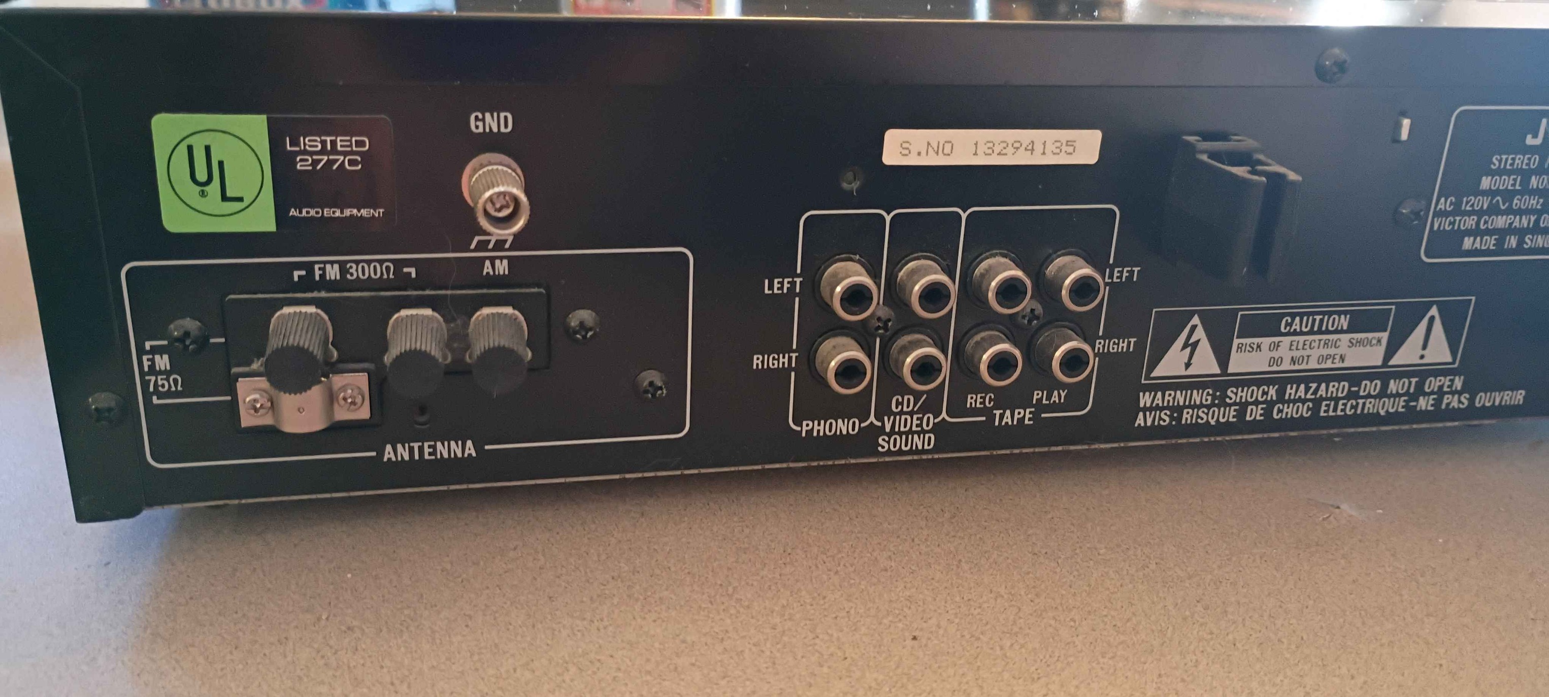Vintage JVC Rx-111 Stereo Am/Fm Receiver - Pro Audio Equipment ...