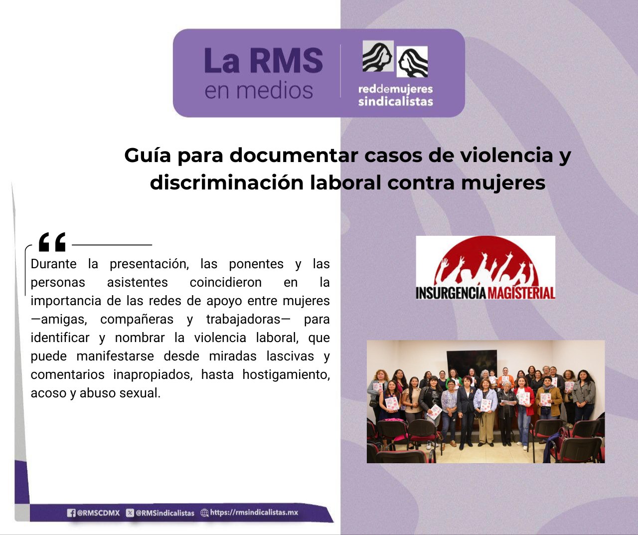 Red - #LaRMSenMedios Les compartimos una nota que publica @InsurgenciaM ...