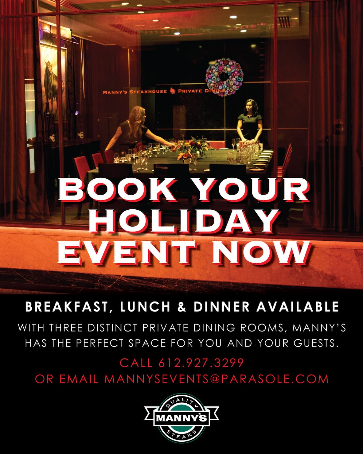 Manny's Steakhouse updated their... - Manny's Steakhouse