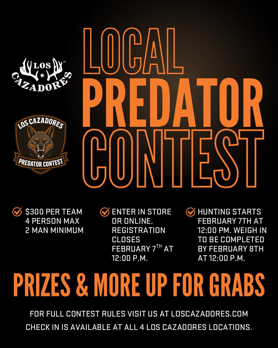 Los Cazadores - Think you’ve got what it takes? 🐺 The... | Facebook