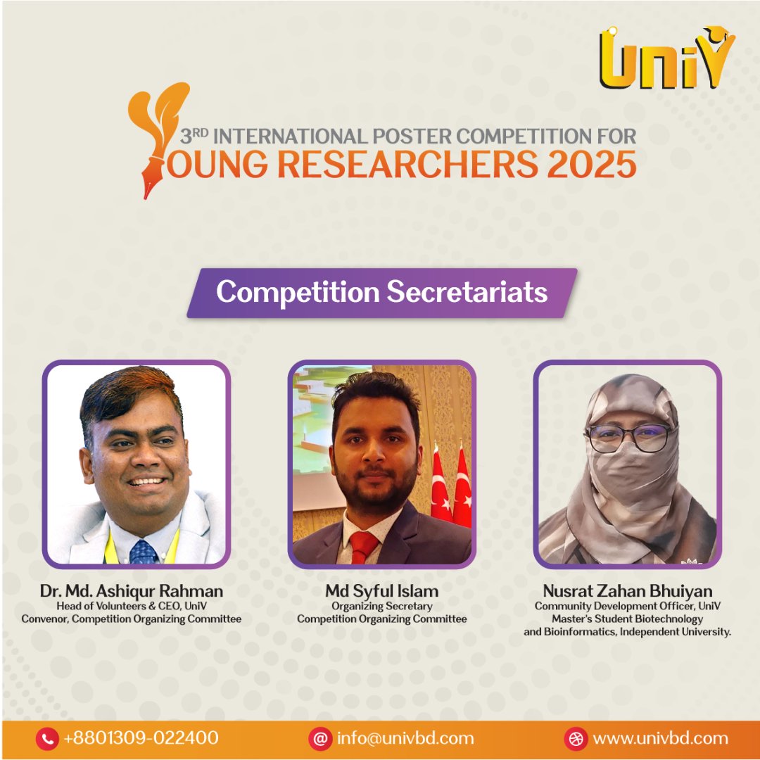 UniV - Meet Our Competition Secretariats! We’re proud to introduce the ...