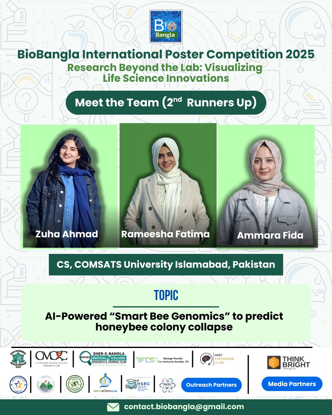 Bio - Meet the Team – 2nd Runners Up! We are excited to introduce the ...
