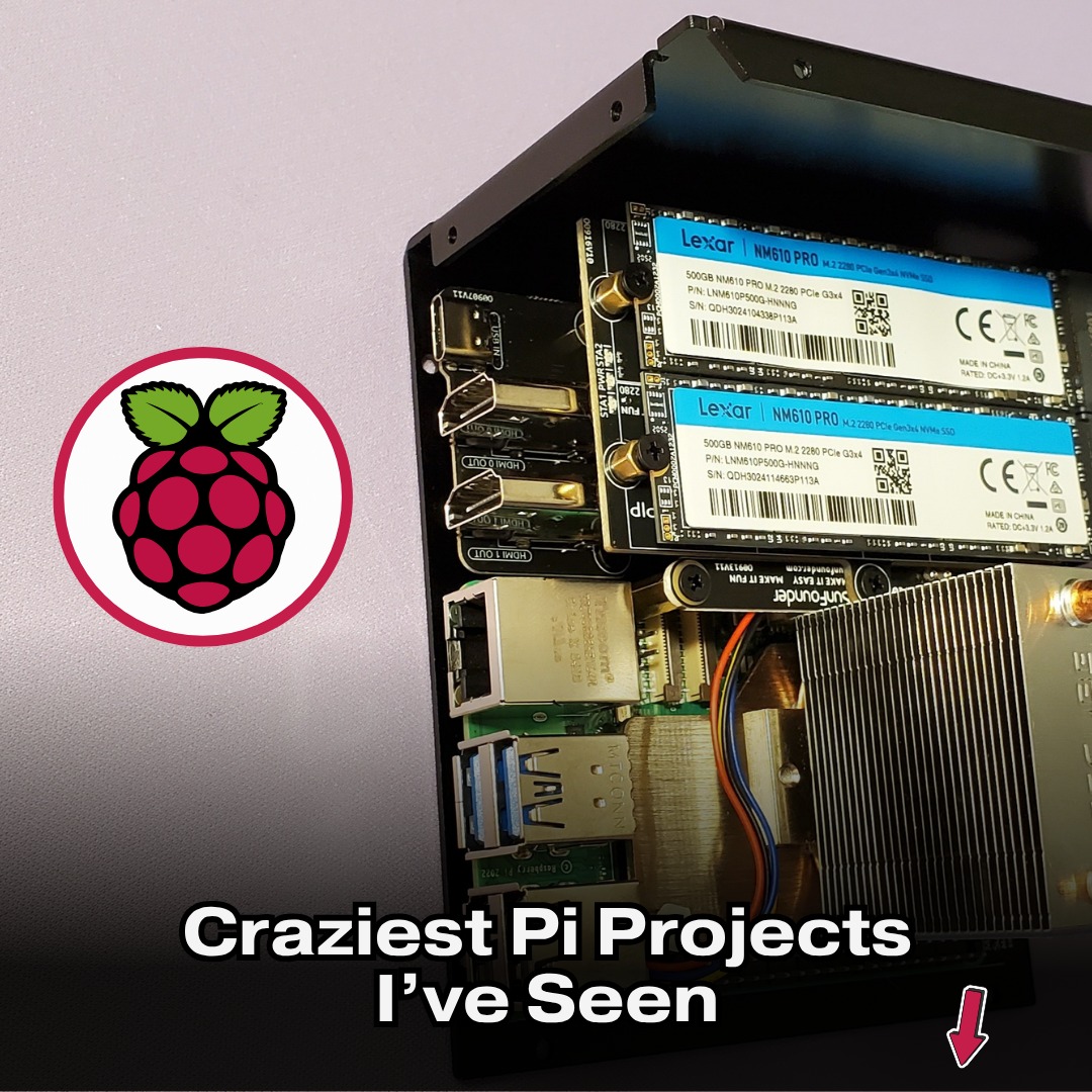 RaspberryTips - 11 of the Strangest Raspberry Pi Projects Ever Built ⤵️ ...