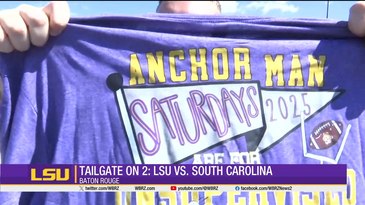 WBRZ - Tailgate on 2: LSU vs. South Carolina - Unsupervised Misfits ...