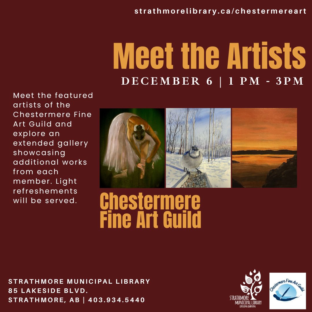🎨☕Meet the featured artists... - Strathmore Municipal Library | Facebook