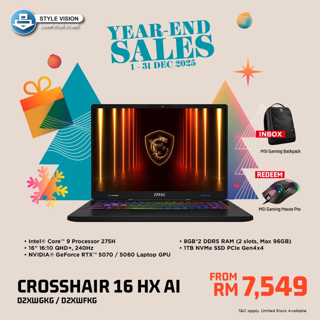 Style Vision - 🎉 MSI YEAR END SALES IS HERE! 🎉 End 2025... | Facebook