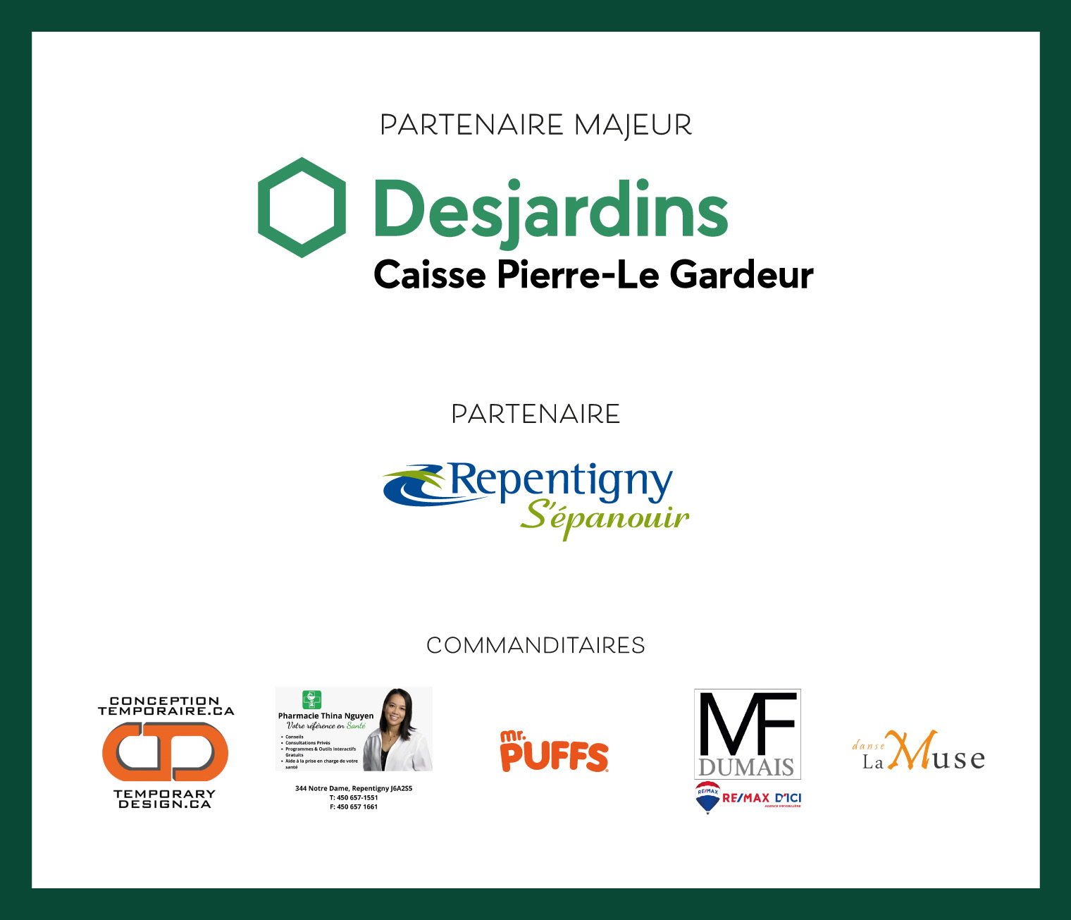 Excellence - Merci à nos partenaires et commanditaires 2025 pour leur ...