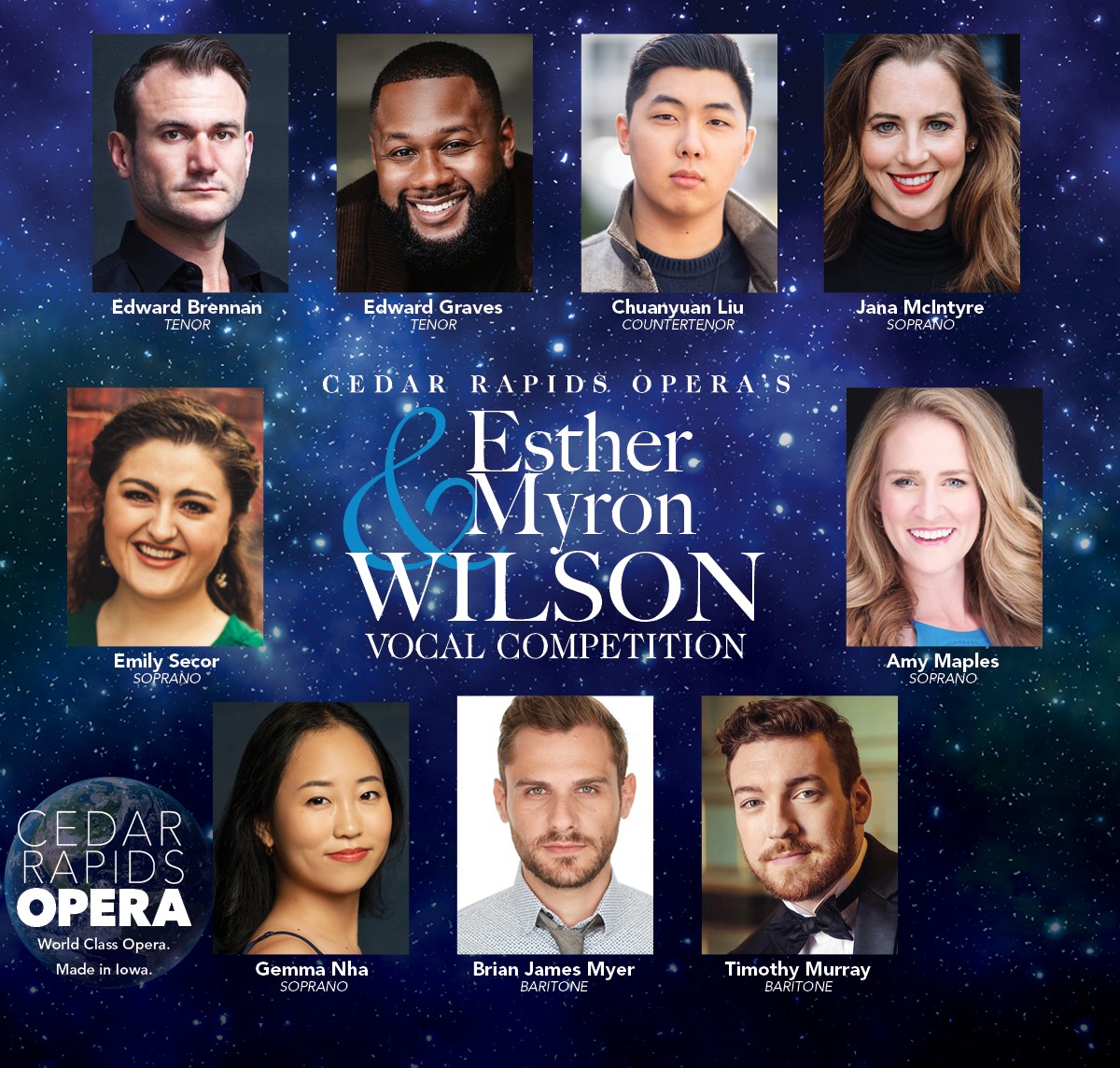 The judges have reviewed our 50... - Cedar Rapids Opera