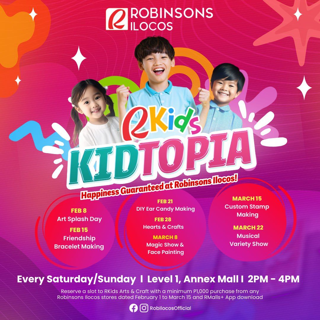 Robinsons - Happiness guaranteed at Robinsons Ilocos! 😍👍 Bond with the ...