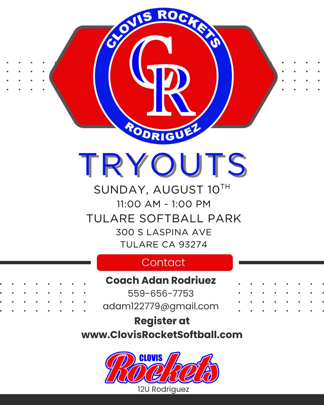 Clovis Rockets Softball