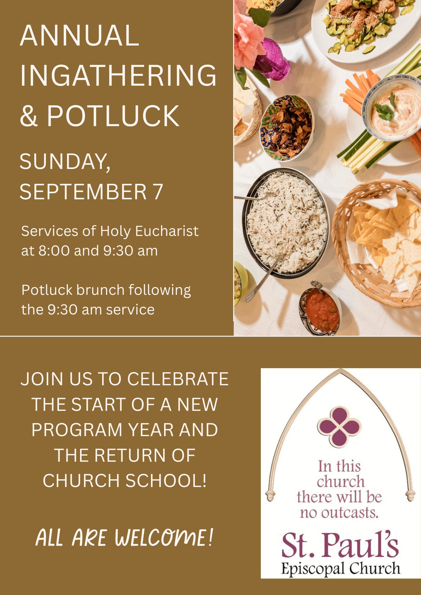 Ingathering and Potluck Brunch