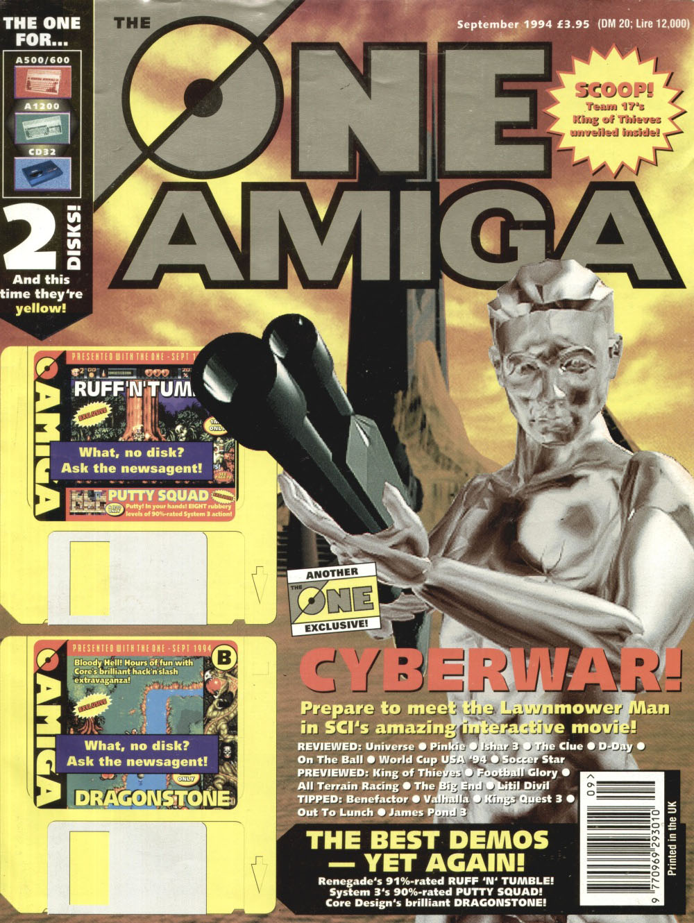 The One Amiga - September 1994 A really good issue with demo's of