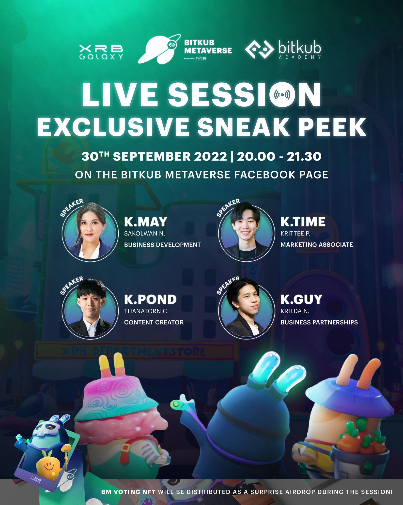🎉 เปิดตัวสุดยิ่งใหญ่ที่แรก!!!... - Bitkub Metaverse | Facebook
