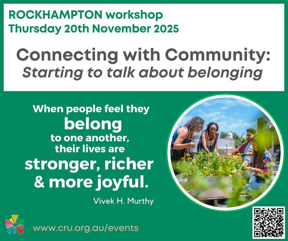 Knowing the people in... - CRU - Community Resource Unit Ltd. | Facebook