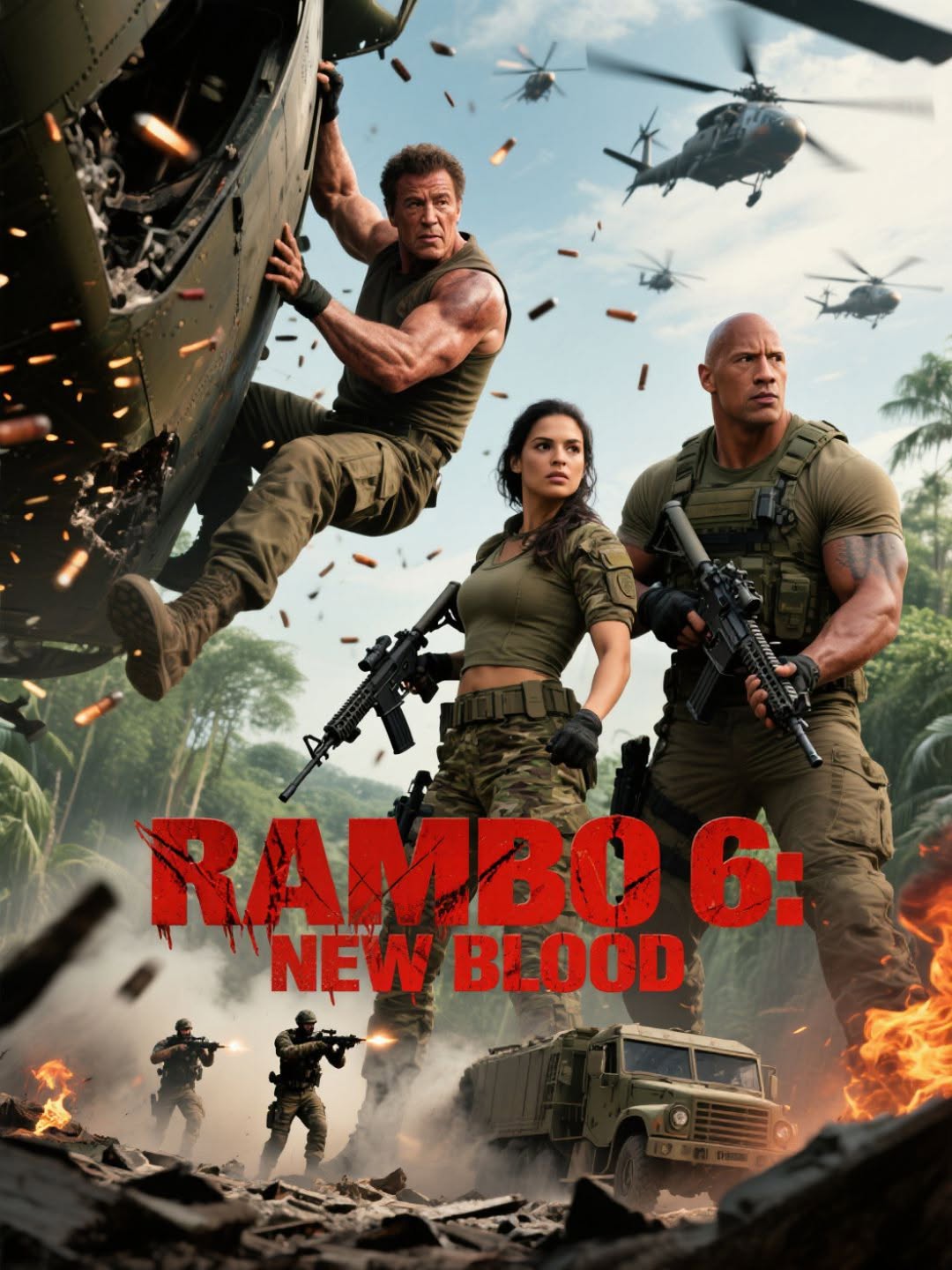Cinematic - 🎬 Rambo 6: New Blood Sylvester Stallone | Adrianne Palicki ...
