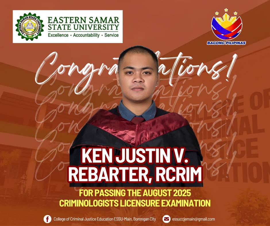 College of Criminal Justice Education ESSU-Main, Borongan City added a ...