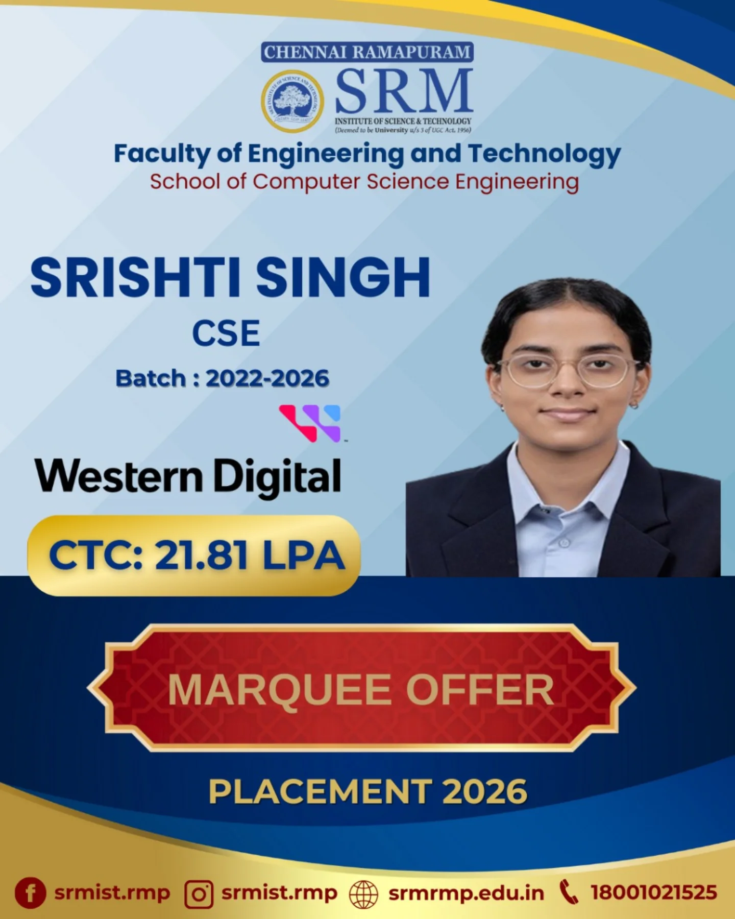 🌟... - SRM Institute of Science and Technology, Ramapuram | Facebook