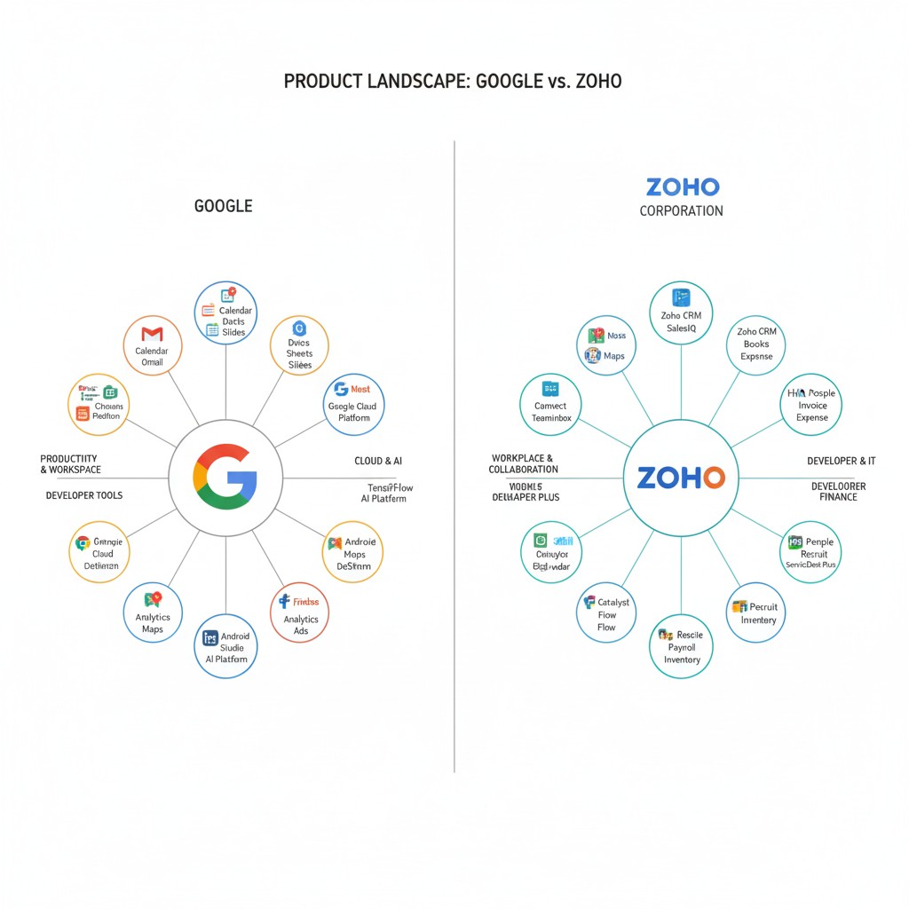 TECH - Zoho vs google #zohoone #bootstrappedsuccess #TechIndia # ...