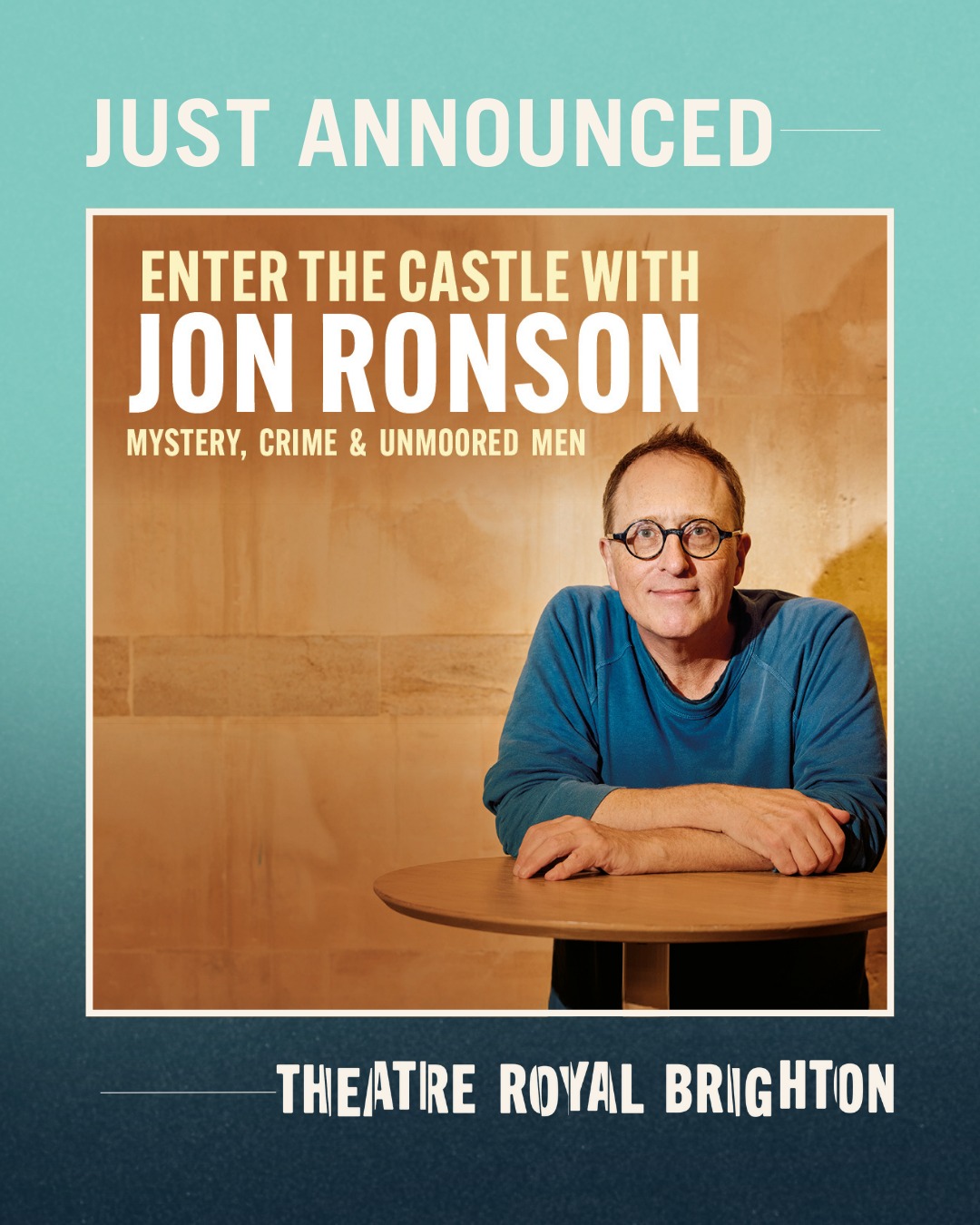 Theatre - ⭐ Just Announced | Enter The Castle with Jon Ronson: Mystery ...