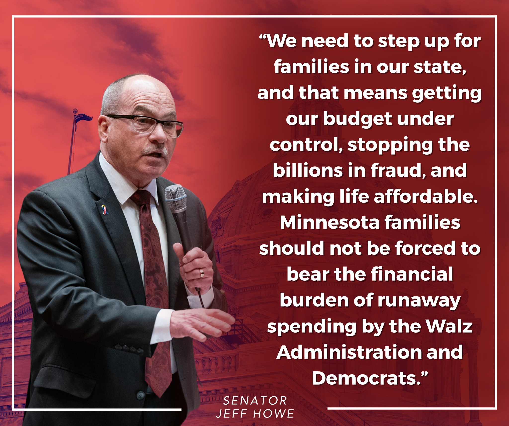 Uncontrolled spending leads to... - Senator Jeff Howe | Facebook