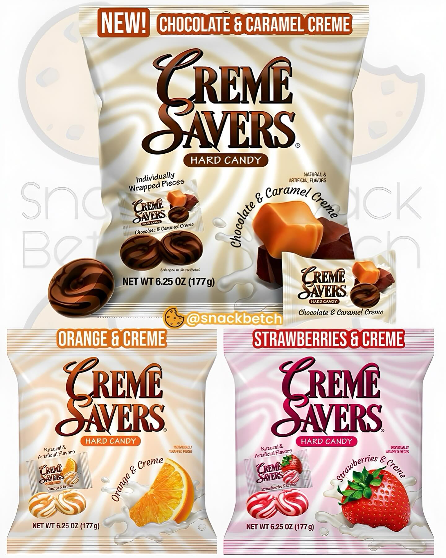 Snack Betch - Creme Savers: New Chocolate & Caramel Creme,... | Facebook