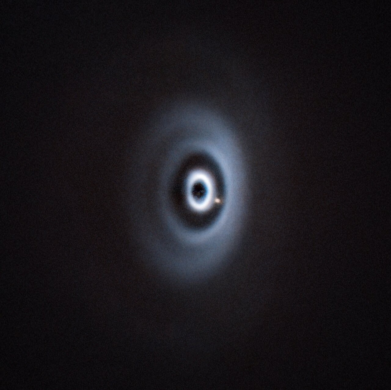 Planetary - A very hungry planet! What appears to be a ripple in space ...