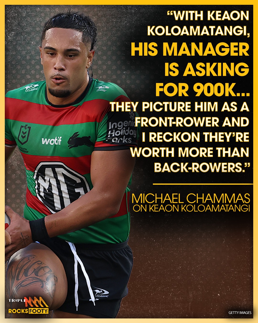 Triple M NRL - Could Keaon actually leave Souths? Chammas... | Facebook