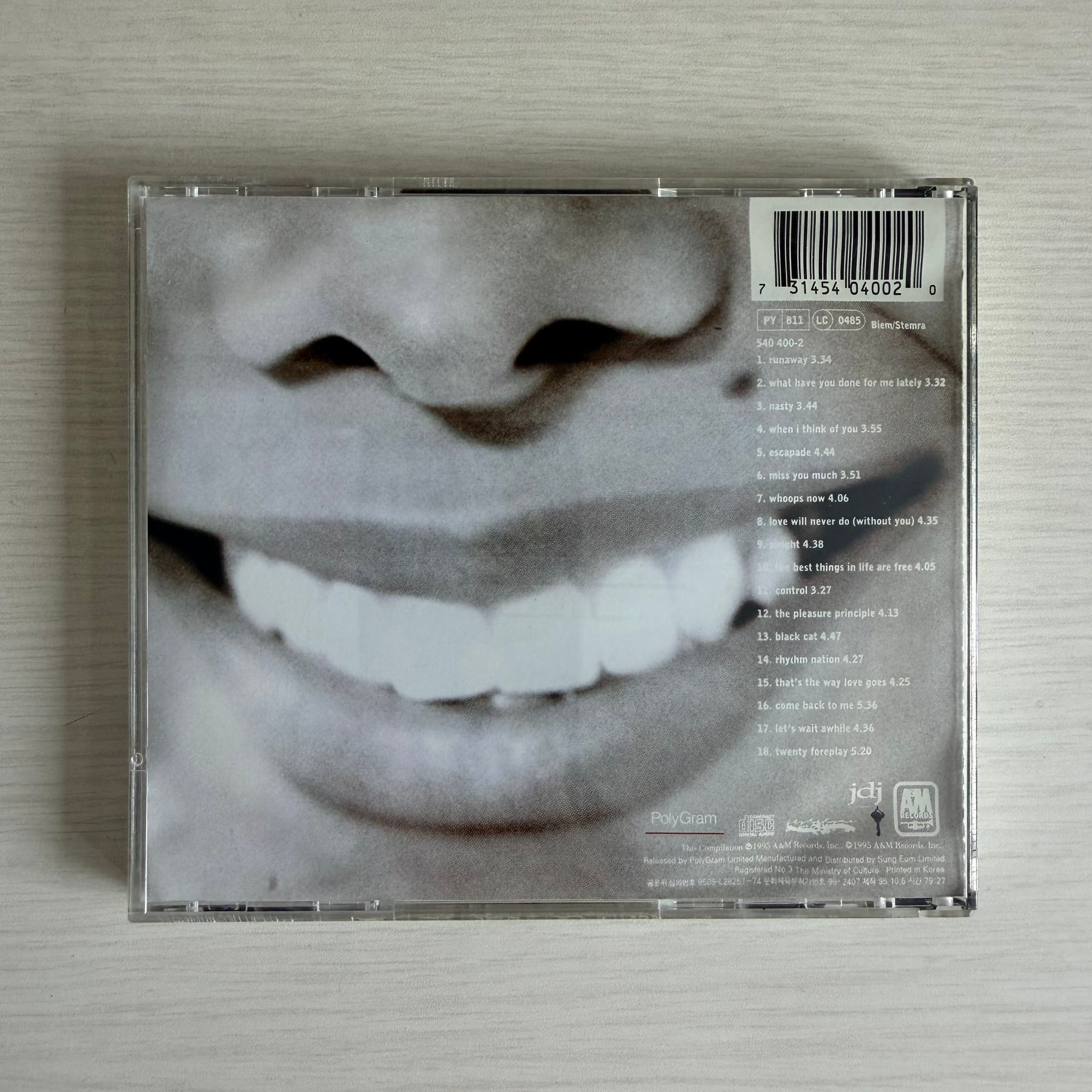 Janet - Janet Jackson - Design Of A Decade 1986/1996 CD album