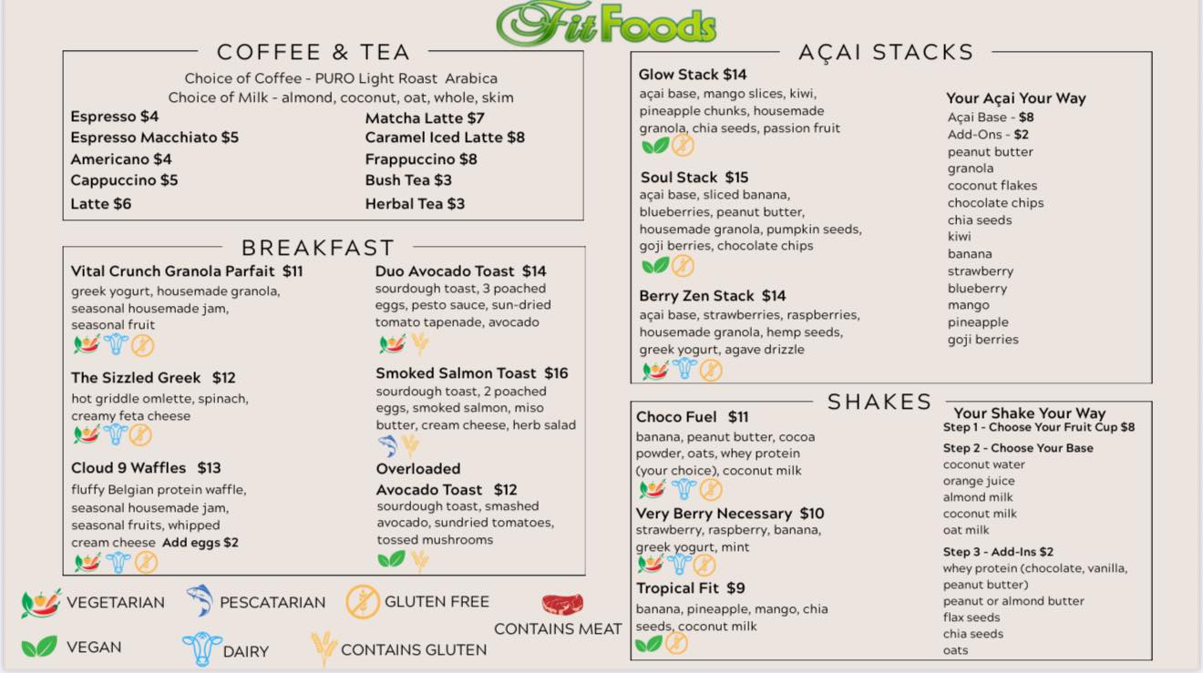 Fit Foods SXM - Tap to view our full bistro menu 🌿 Our... | Facebook