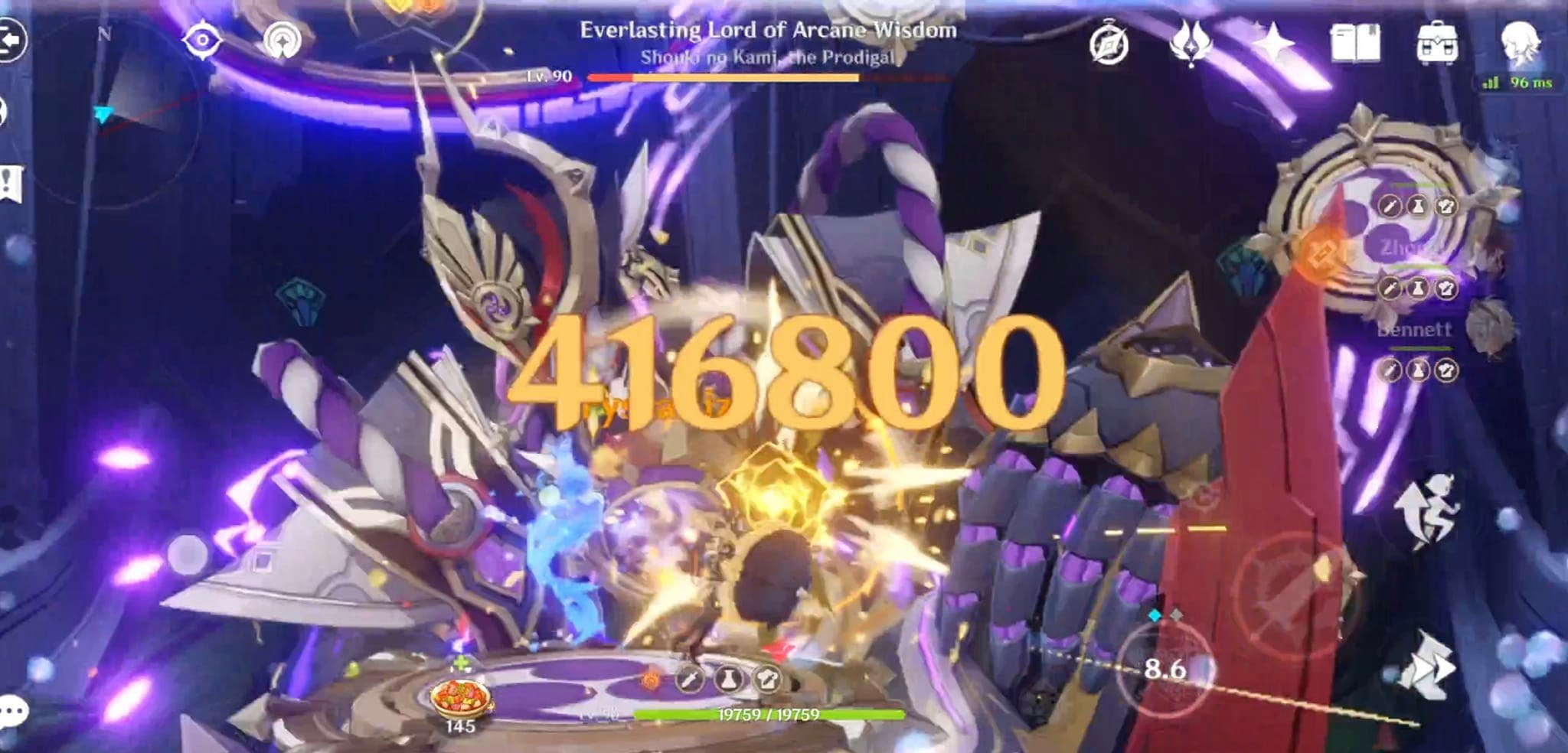 Navia with 4pc Golden Troupe set is a great combo in Genshin Impact