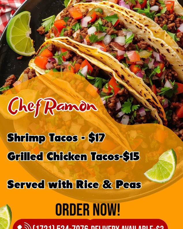 Chef Ramon Perez,Journey of flavors & ambitions Sxm