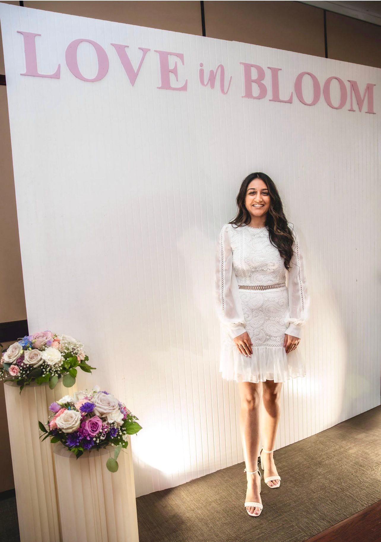 love is in bloom bridal shower dress themed inspiration Color:As pictured(White) Winter Onederland Birthday Baby Colour Family: BLACK Party