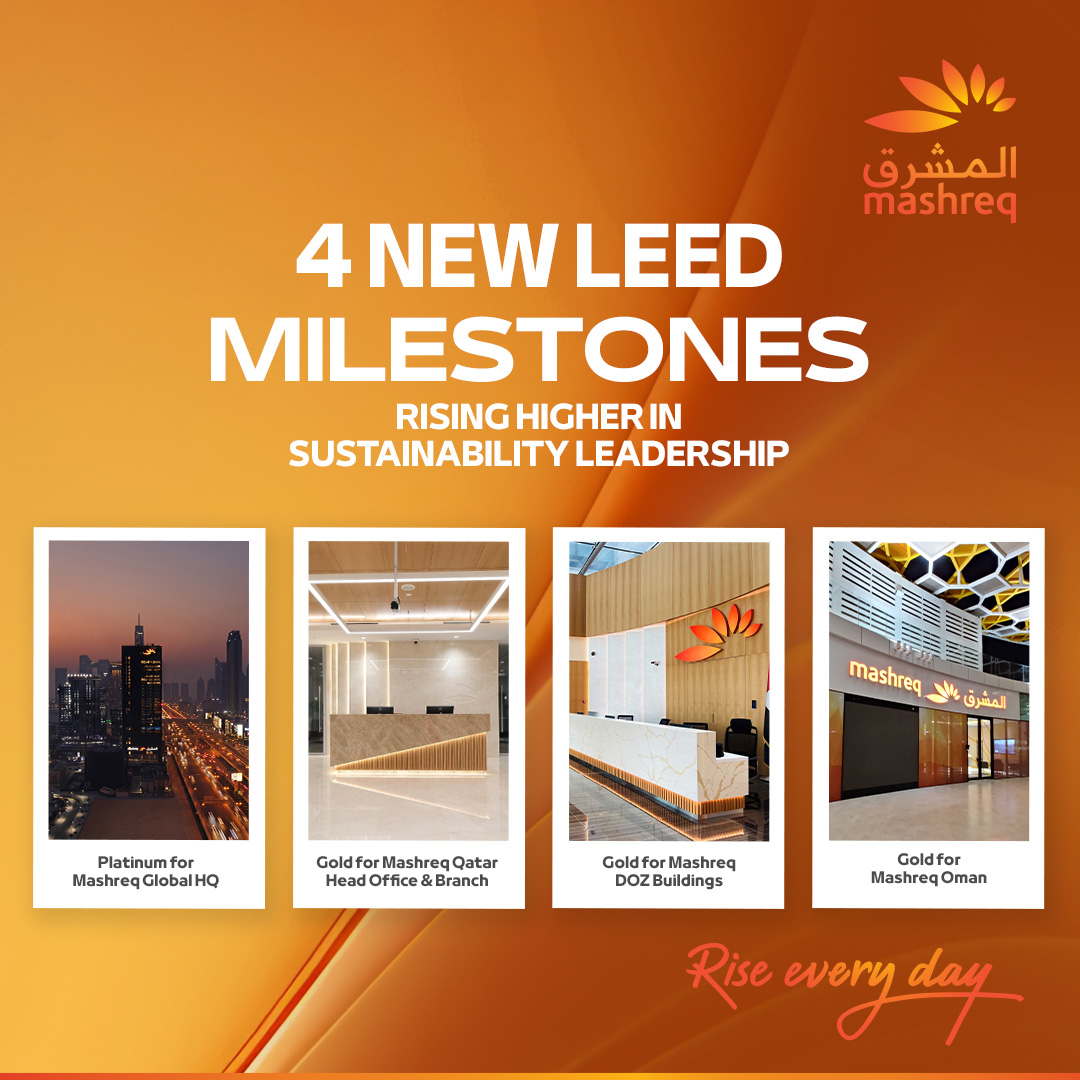 Mashreq - We are delighted to share yet another proud milestone in ...