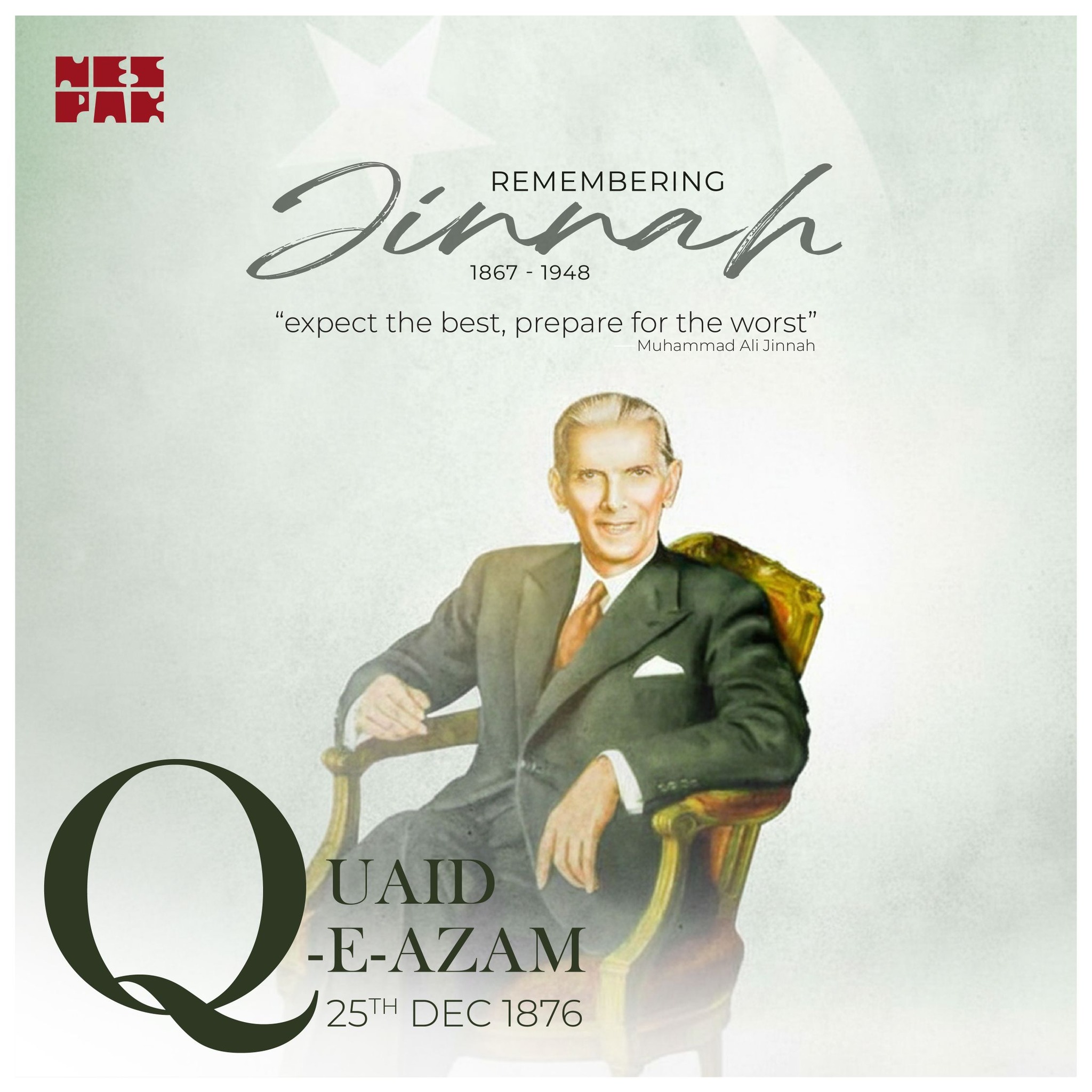 NESPAKOfficial - Remembering Quaid-e-Azam Muhammad Ali Jinnah on his ...