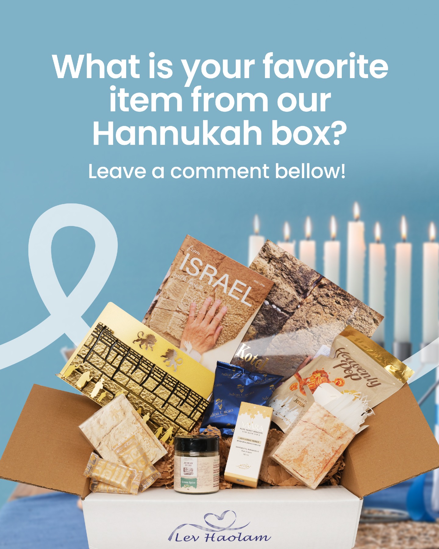 Lev - 🕯 Hanukkah with Lev Haolam — what was YOUR favorite item? This ...