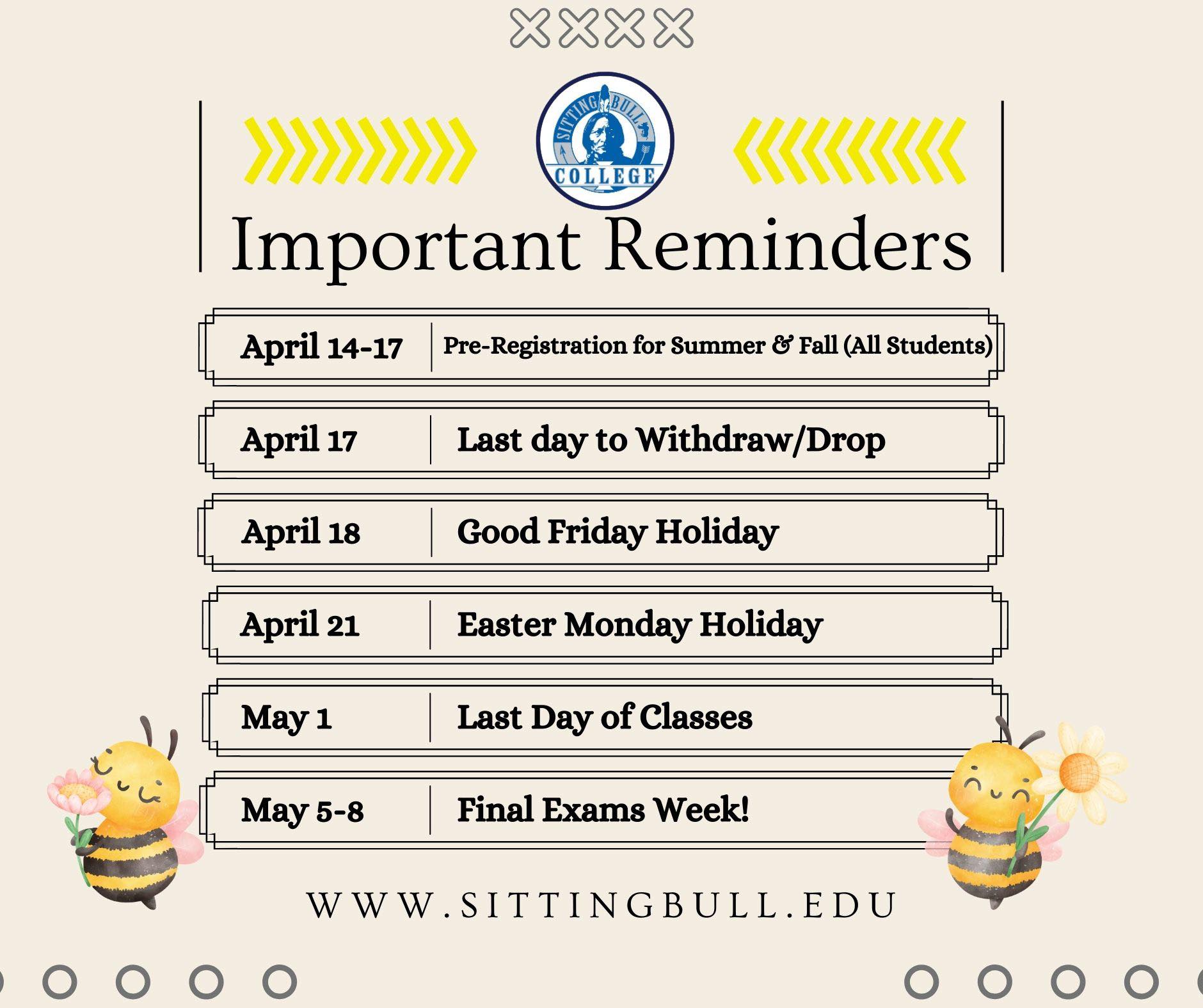 Sitting Bull College - 🌷🐝The 2025 Spring Semester is buzzing with ...