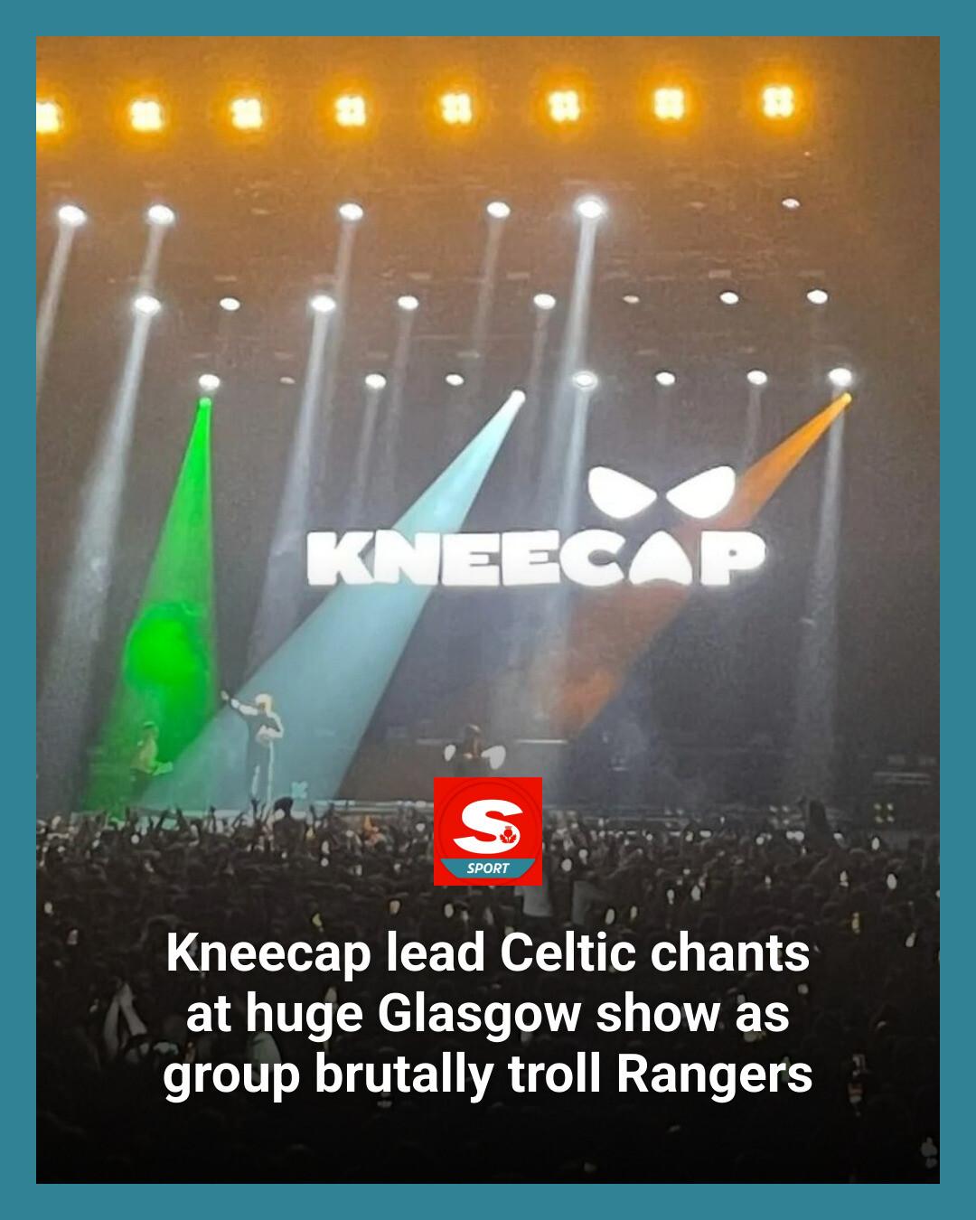 Scottish - The controversial rap group were seen laughing at the Gers ...