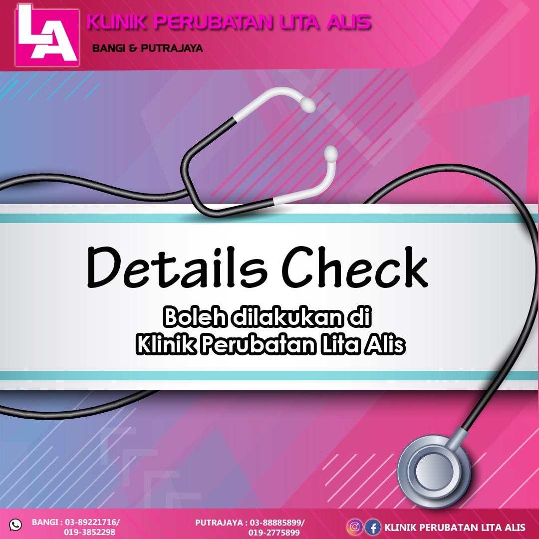 [ MEDICAL CHECK-UP ] Kini... - Klinik Perubatan Lita Alis | Facebook