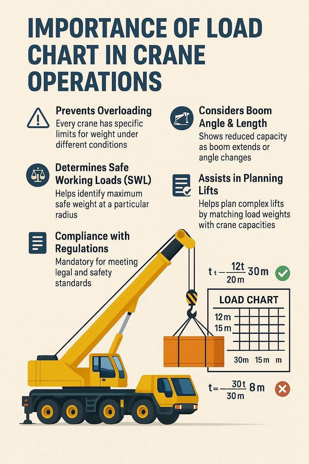 ENGR - Importance of Load Chart in Crane Operations: A crane load chart ...