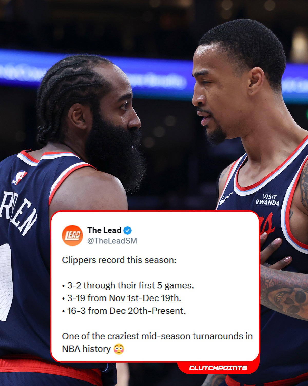 Clippers Nation - From 3-19 to 16-3. Yeah we’re not the... | Facebook