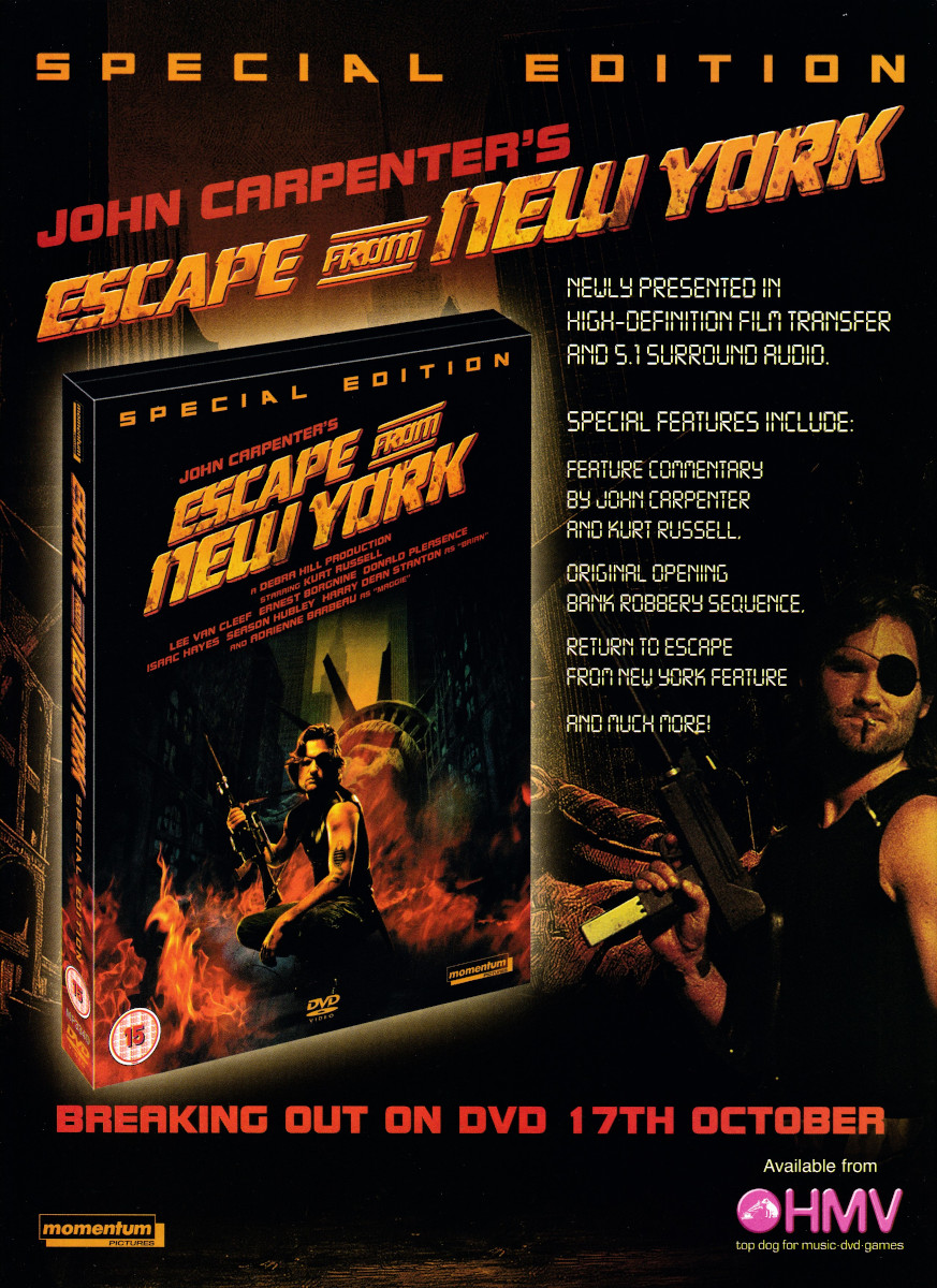 The Escape - Updated DVD/Blu-Ray Pages And Cover Scans Help Wanted ...