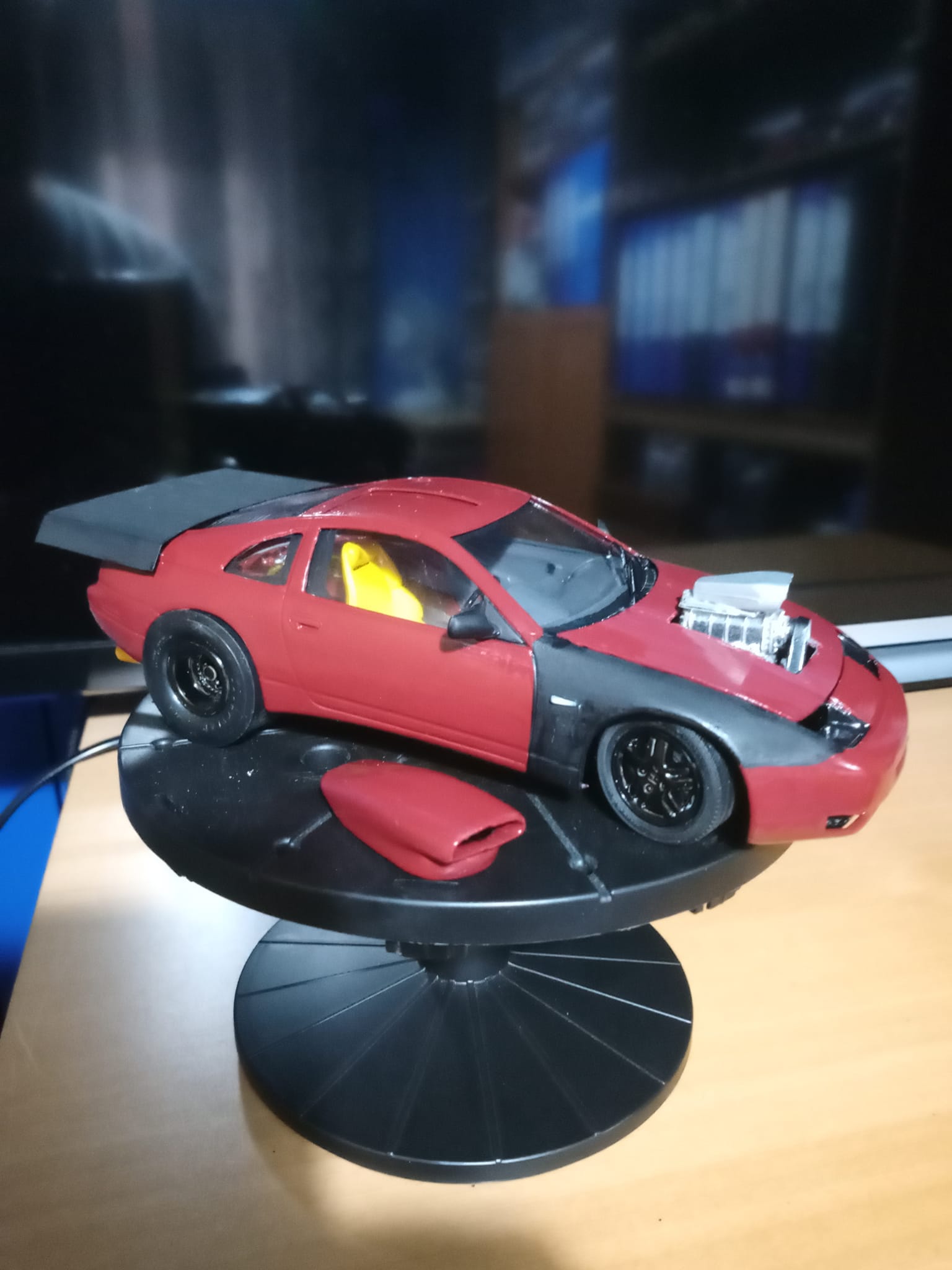 Custom built Tamiya Nissan 300zx drag spec car